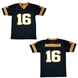 Youth / Boys NCAA Michigan Wolverines Athletic Comfortable Fit Short Sleeve Jersey Shirt - Blue (Size: 10-12 )