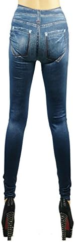 Women's Skinny Legging Jeans Stretchy Pants Casual Ankle Jeggings Tights Trousers (styl e15)