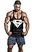 Moge Men's BodyBuilding Superman S Logo Tank Top Stringer Gym Shirt