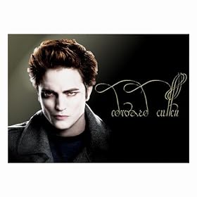 Glasses Cleaning Cloth Large Sized 2-Sided of Twilight Edward Cullen Looking Serious