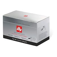 illy Caffe Scura Coffee, Espresso,  (Dark Roast, Black Band), 18-Count E.S.E. Pods (Pack of 2)