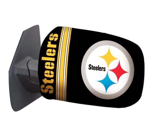 FANMATS NFL Pittsburgh Steelers Polyester Mirror Cover-Large