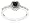 14k White Gold Black Diamond Ring (1/3 cttw), Size 5
