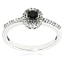 14k White Gold Black Diamond Ring (1/3 cttw)