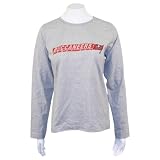 Tampa Bay Buccaneers Women's Long Sleeve NFL T-Shirt - Gray (Large)