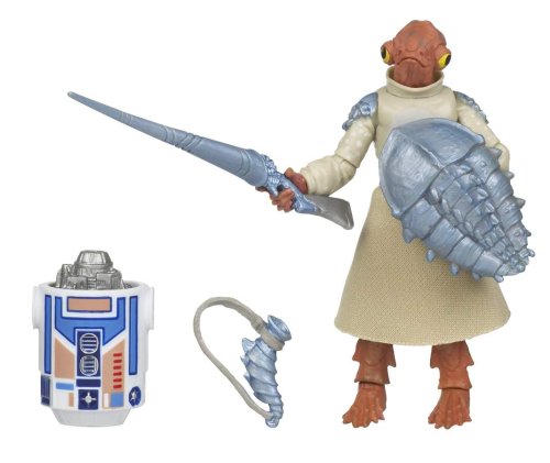 Childrens Toyshop  Spielwaren : Hasbro 87614 - Star Wars Built a droide Mon Calamari Warrior