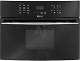 Jenn-Air JMC8130DDB 1.5 Cu. Ft. Floating Glass Built-In Microwave with 1000 Watts of Power and Scrolling VFD Display: Black