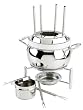 All-Clad Stainless-Steel Fondue Pot with Ceramic Insert