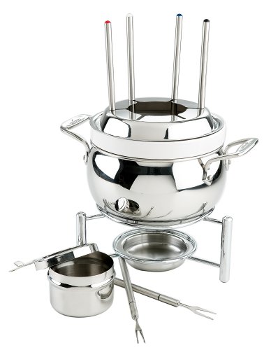 All-Clad Stainless-Steel Fondue Pot with Ceramic Insert All-Clad Stainless-Steel Fondue Pot with Ceramic Insert