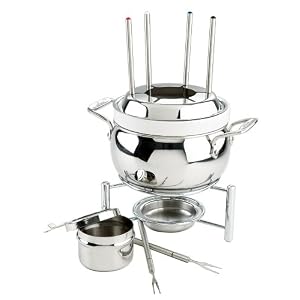 All-Clad Stainless-Steel Fondue Pot with Ceramic Insert by All-Clad