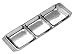 Wilton Armetale Flutes and Pearls Rectangular Divided Tray