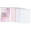TOPS 80264 Prism 6x9 Gregg Ruled Steno Notebook, 80 Perforated Orchid Sheets/Book, 4/pack