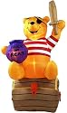 Gemmy 21085 Airblown&laquo; Self-Inflating Decorative Halloween Balloon - Winnie the Pooh in a Pirate Costume 8 Feet Tall