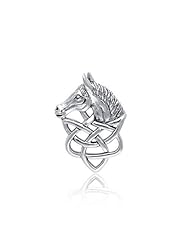 Bling Jewelry Celtic Knots Sterling Silver Equestrian Horse Pendant