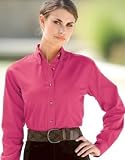 Ladies Long Sleeve Heavyweight Twill Dress Shirt