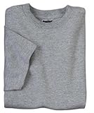NEW JERZEES - 100% Cotton T-Shirt Light Oxford-M