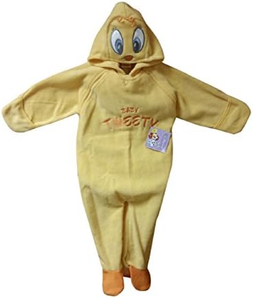 Baby Tweety Bird Fleece Pram Costume Size 12 Months