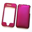 Apple iPhone 3G 3GS Rubberized Snap On Protector Hard Case (Without Belt Clip Hole) Pink