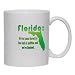 Florida: We've been Gored by the bull of politics and we're Bushed. Mug for Coffee / Hot Beverage 11 oz. YELLOW