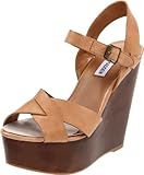 IMAGE OF Steve Madden Women's Wyndsor Wedge Sandal,Natural Multi,9 M US