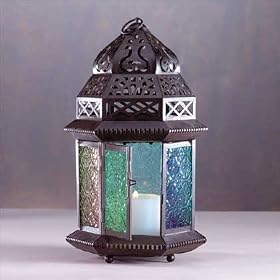 Large Moroccan Style Candle Lantern - Style 33144