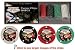 Poker CHip Gift Set: 100 11.5 gram Las Vegas Poker-Suited Clay Composite Chips w/Denominations