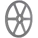 TB Woods Classical V-Belt Sheave, B Belt Section, 1 Groove, Cast Iron