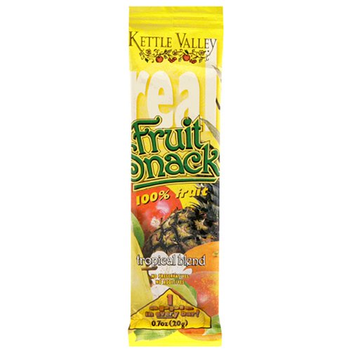Kettle Valley All Natural Real Fruit Snacks, Tropical Bar, 0.7 oz (pack of 30)