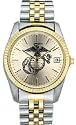 Frontier Two-Tone Case & Bracelet, US Marines Dial w/Date