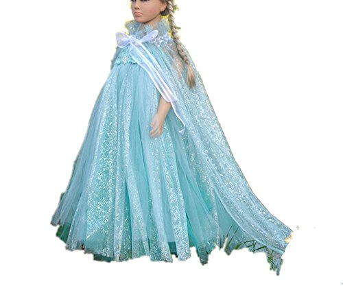 Buyco Snow Queen Snowflake Sparkle Blue Ice Princess Dress Costume |  Desertcart Guyana