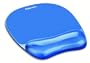 Fellowes 91141 Gel Crystal Mousepad/Wrist Rest (Blue)