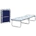 Blantex XB-4 Heavy Duty Steel Folding Cot with Foam Mat