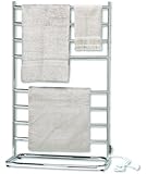 Warmrails WHC Hyde Park 39-Inch Family Size Floor Standing Towel Warmer, Chrome Finish