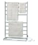 Warmrails Hyde Park Freestanding Towel Warmer and Drying Rack, Chrome