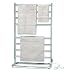 Warmrails Hyde Park Freestanding Towel Warmer and Drying Rack, Chrome