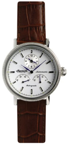 Ingersoll IN2600WH Colorado Automatic Watch with Brown Leather Strap