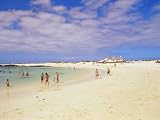 People Playing on the Beach and Natural Swimming Pool Beyond, Near El Cotillo, Fuerteventura, Spain Photographic Poster Print by Marco Simoni, 32x24
