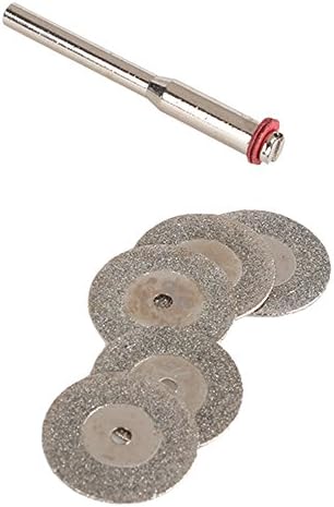 CNBTR 16mm Cutting Discs Grinding Wheels Mandrel Rotary Tool for Jade Sheet Metal Pack of 5