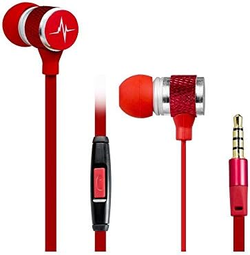NEW 2016 Premium Universal Tangle Free 3.5mm Earbuds, Earphones With Microphone by Denali Audio