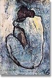 Blue Nude / Blue Nude, Art Poster by Pablo Picasso