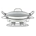 Cuisinart Stainless 11-Inch Round Buffet Servers