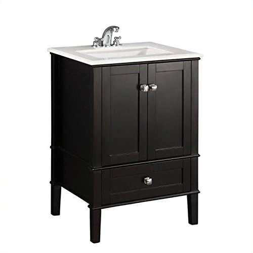 Simpli Home Chelsea Collection 24Inch Bath Vanity Steam Shower