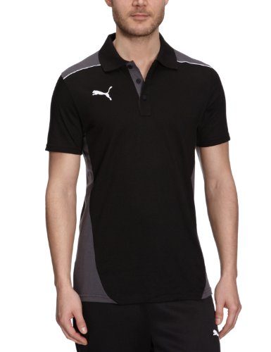 PUMA Herren Polo Shirt Foundation, black-dark shadow, S, 653097 03 Preisvergleich