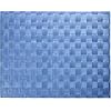 Saleen Placemat - Woven Plastic - Grey Blue (Smoke)
