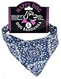 Blue Paisley Dog Bandanas (Medium)