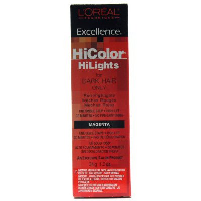 L'Oreal Excellence Coloration Excellence HiColor HiLights Mèches magenta 35 ml L'Oreal Excellence Coloration Excellence HiColor HiLights Mèches magenta 35 ml