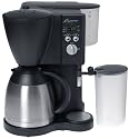 Capresso 471.01 CoffeeTEC Digital 10-cup Coffeemaker with Stainless-Steel Vacuum Carafe and FrothXpress, Black