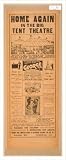 Historic Theater Poster (S), Home again in the big tent theatre the triumphant American tour
