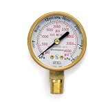 Hobart 770126 Oxy/Acet,Gauge High Pressure,Psi/Kpa,Oxygen