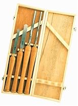 PSI Woodworking LCBT4 4 Piece Bowl Turning Lathe Chisel Set